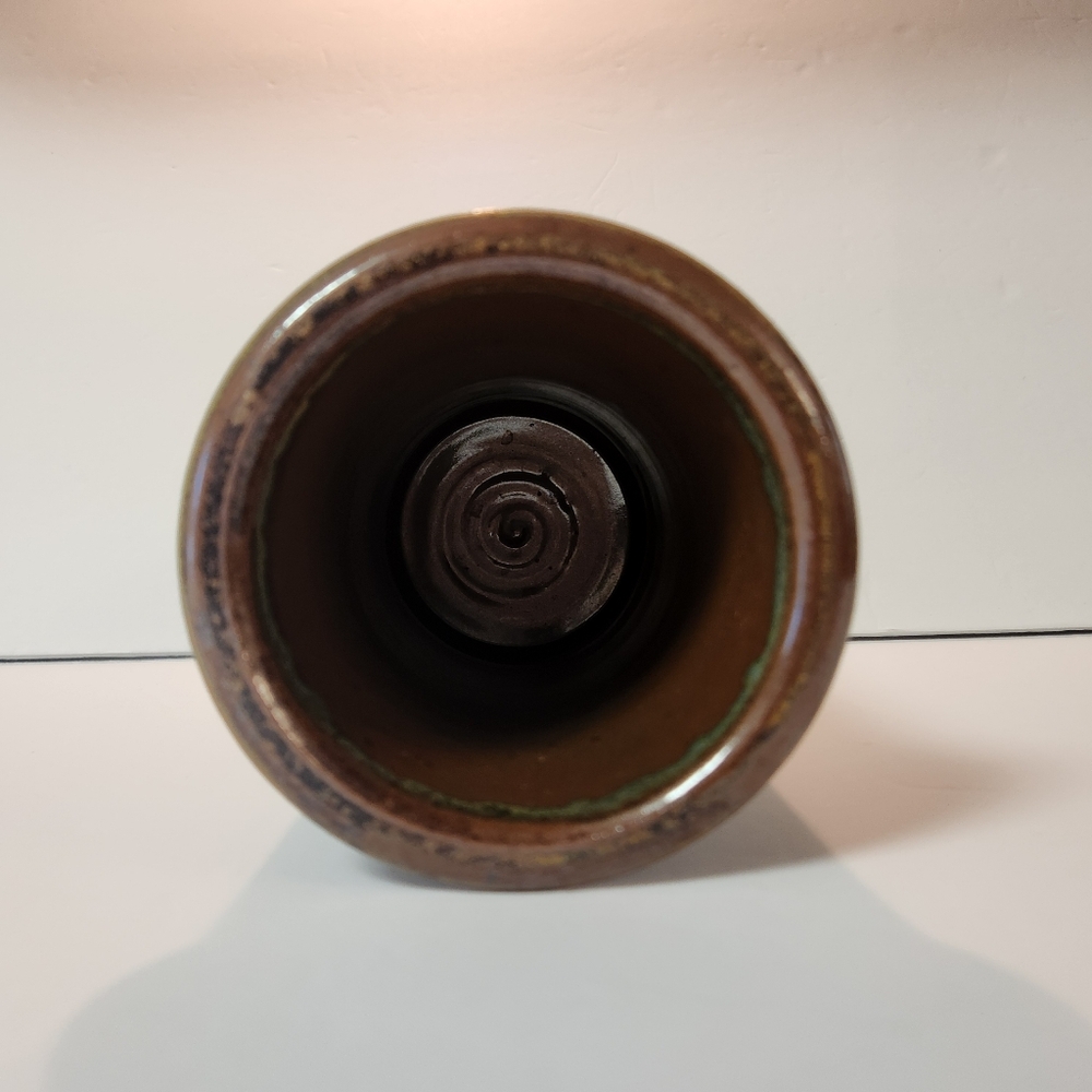 Abstract Beach Scene Ceramic Vase - Picture 11 of 14